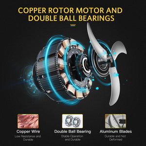 3-Speed Heavy Duty Metal Industrial Drum Fan