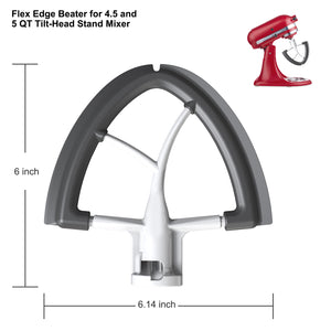Kitchen Blender Flex Edge Beater Paddle Tilt-Head Stand Mixer Blade Attachment For KitchenAid