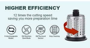 Slicer Shredder & Cheese Grater Attachments for KitchenAid Stand Mixer, Slicer Accessories with 3 Blades