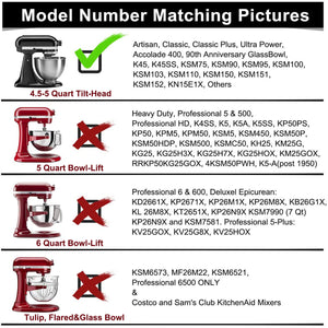 Kitchen Blender Flex Edge Beater Paddle Tilt-Head Stand Mixer Blade Attachment For KitchenAid