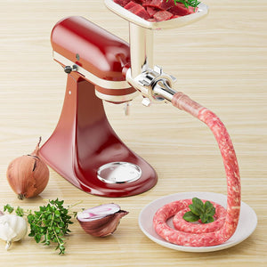 Metal Silver Food Grinder Attachment for KitchenAid Stand Mixers