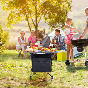 Portable Camping Table with Storage Bag. Size: Mideum