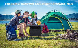 Portable Camping Table with Storage Bag. Size: Mideum