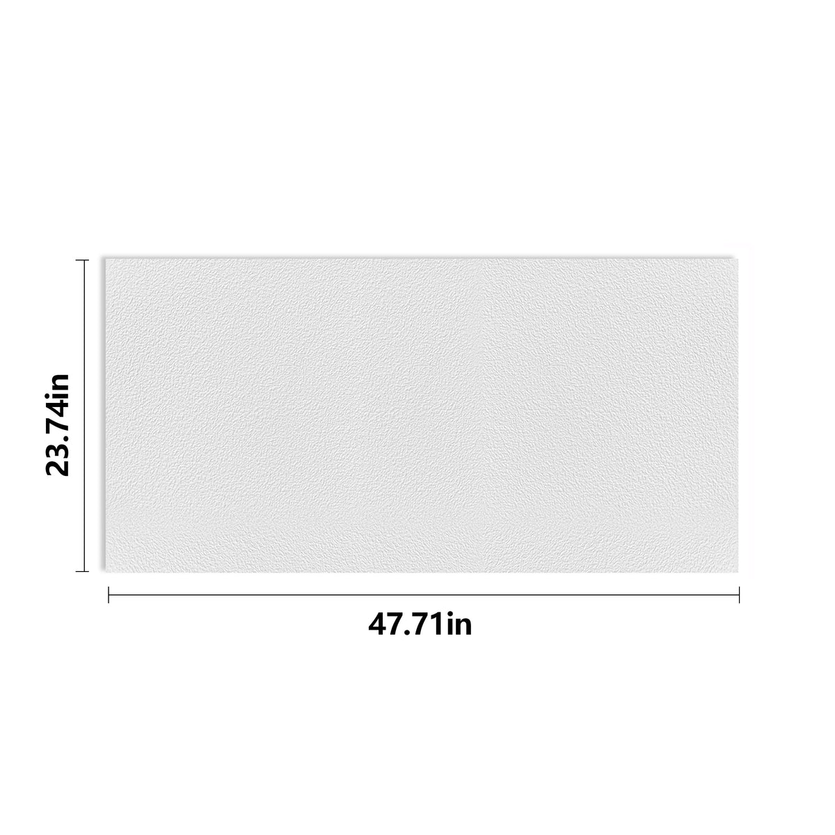 Textured Square Edge 2 ft. x 4 ft. PVC Lay-in Ceiling Tile (80 sq. ft./case)
