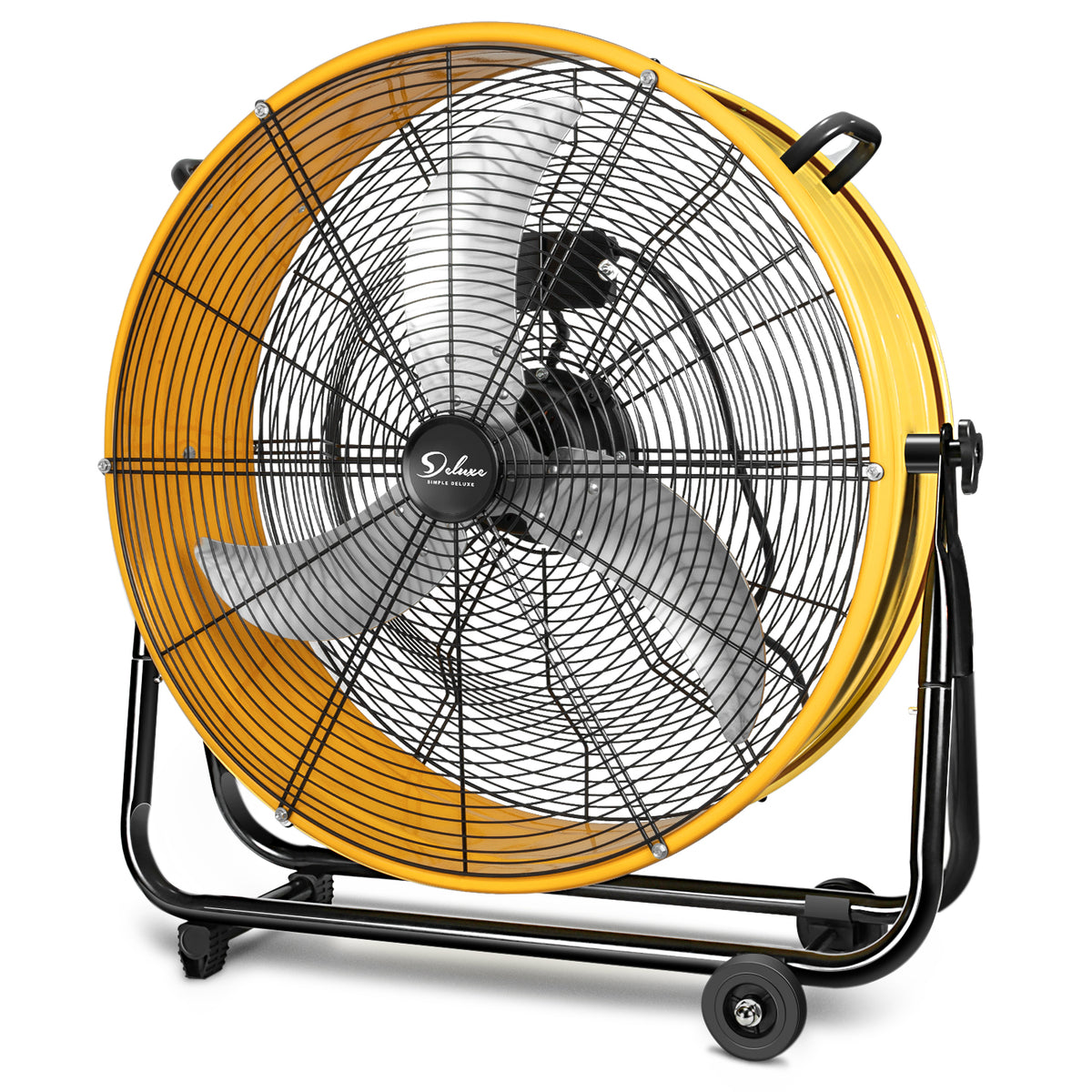 3-Speed Heavy Duty Metal Industrial Drum Fan