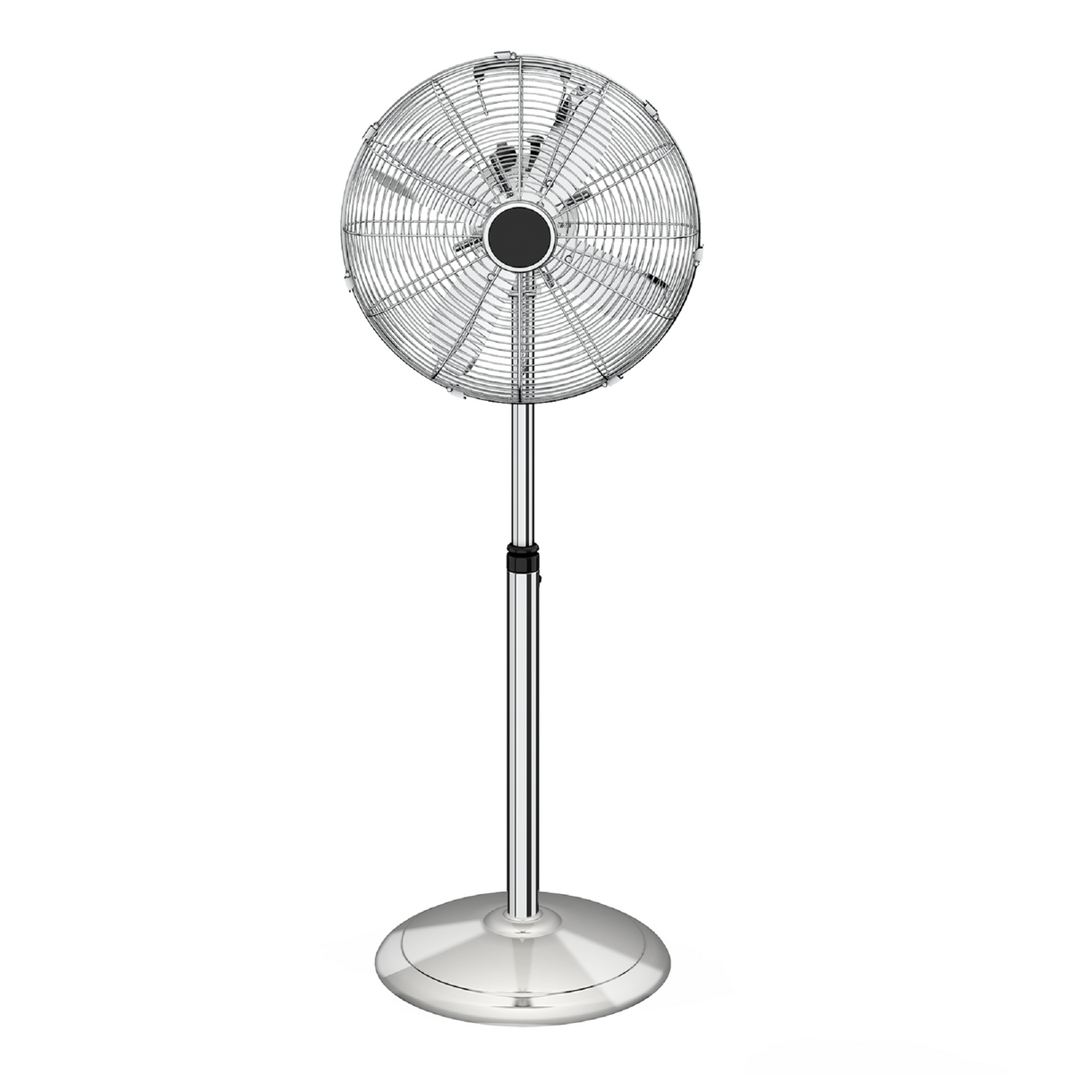 Premium Metal Stand Fan with Adjustable Height Low Noise Operation