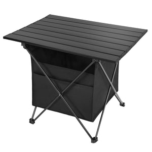 Portable Camping Side Table with Storage Bag. Size: Small