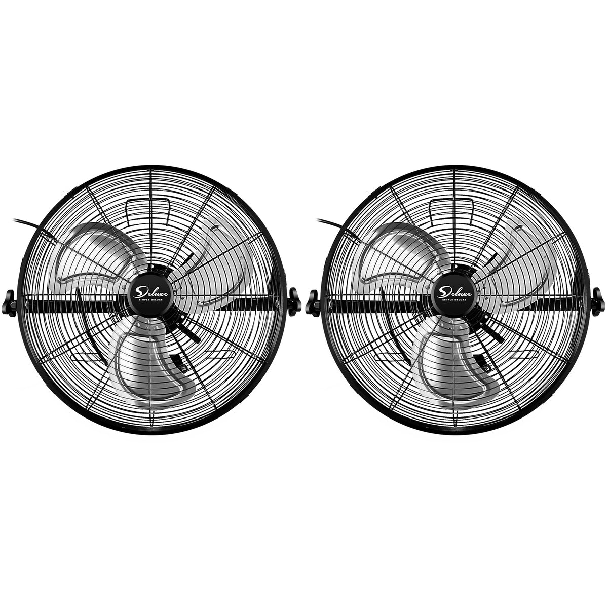 20 in 3-speed Switches industrial Wall-Mount Fan in Adjustable Tilt