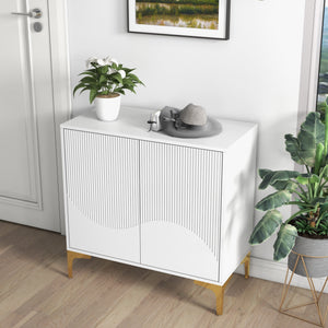 two-door decorative cabinet with modern style