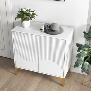 two-door decorative cabinet with modern style