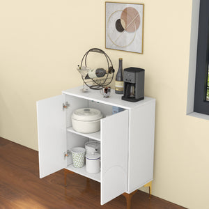 two-door decorative cabinet with modern style