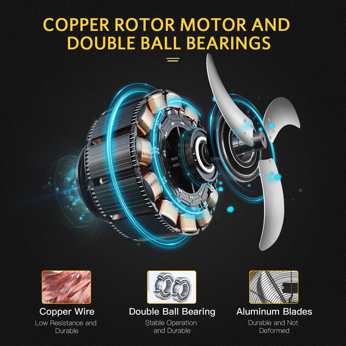 3-Speed Heavy Duty Metal Industrial Drum Fan