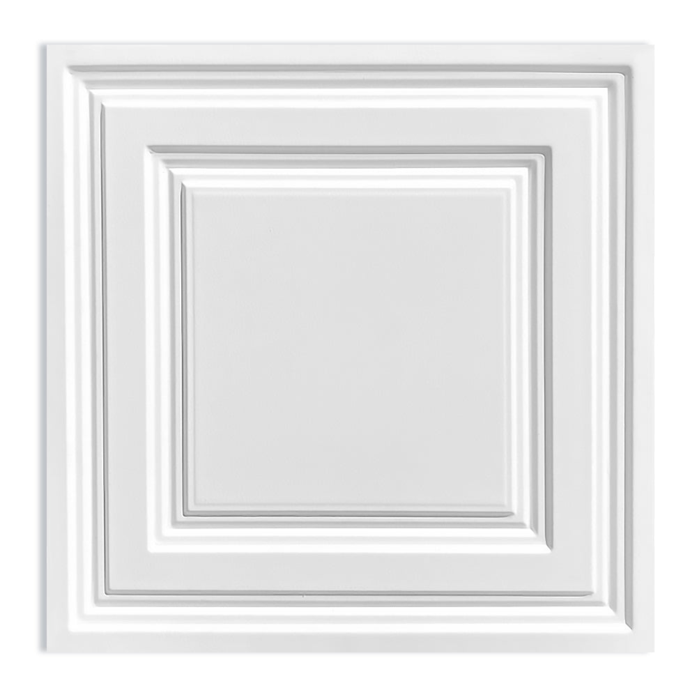 2 ft. x 2 ft. Line Art PVC Lay-in Ceiling Tile (48 sq. ft./case)