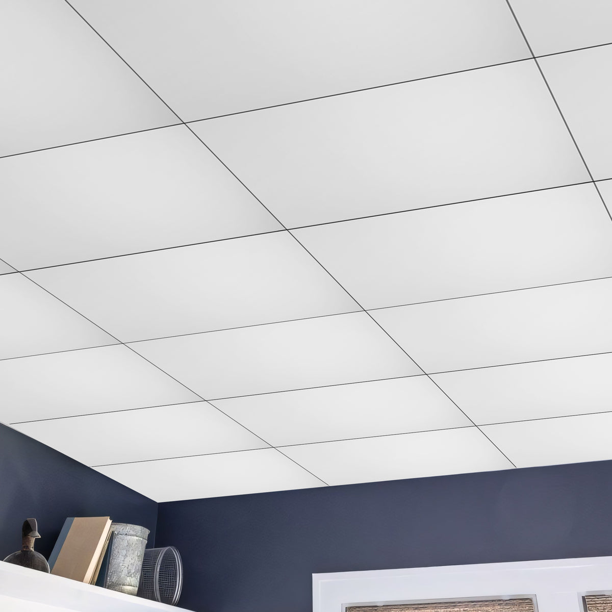 2 ft. x 4 ft. PVC Lay-in Ceiling Tile (80 sq.ft./case)