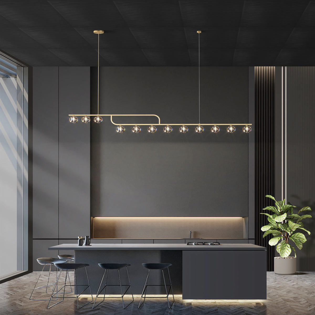 2 ft. x 2 ft. Wavy pattern PVC Lay-in Ceiling Tile (48 sq. ft./case)