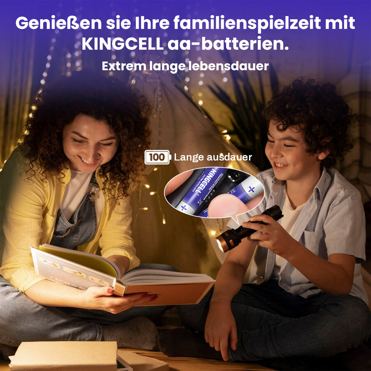 AA Batteries 16 Pack, High-Performance Double A Batteries with Ultra Long-Lasting