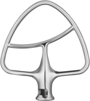 Stainless Steel Flex Edge Beater for KitchenAid Mixer, Fits Tilt-Head Stand Mixer Bowls For 4.5-5 qt. Bowls