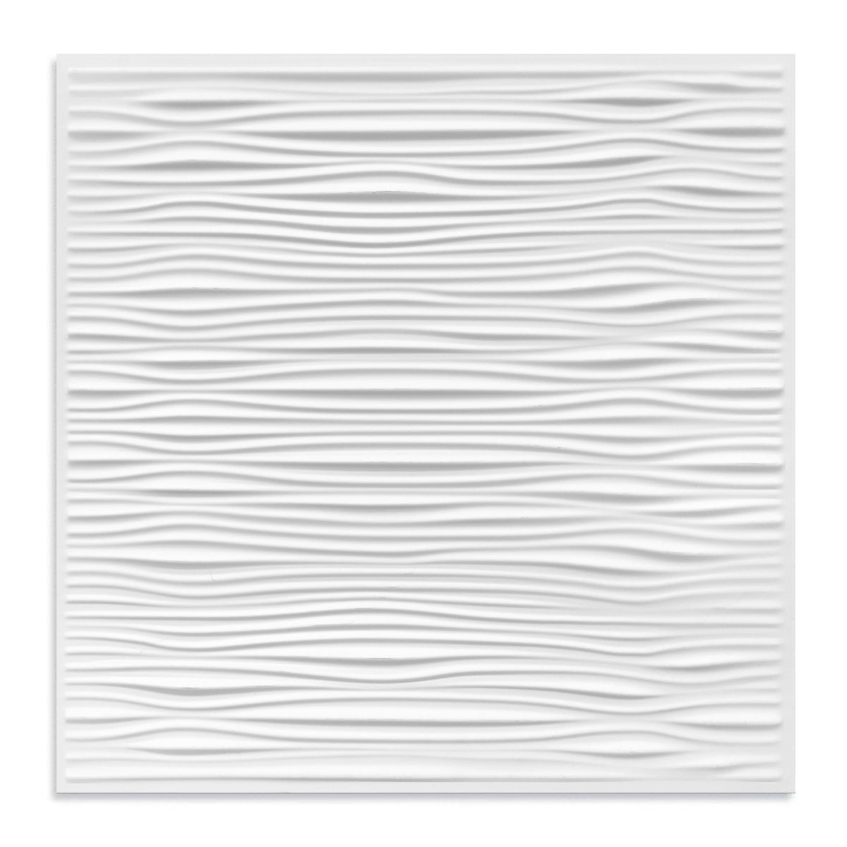 2 ft. x 2 ft. Wavy pattern PVC Lay-in Ceiling Tile (48 sq. ft./case)