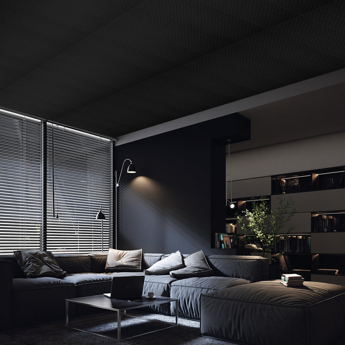 PVC 2 ft. x 2 ft. Embossing Drop in Ceiling Tile (48 sq. ft. /case)