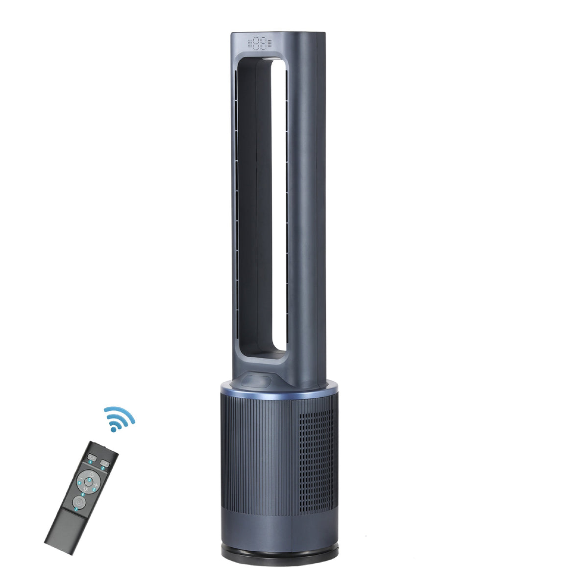 42-inch Bladeless Fans Standing Tower Fan 12 Speeds & 15H Timing