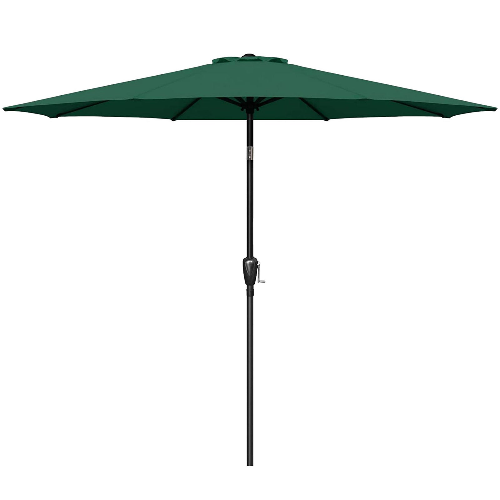 9 ft. Steel Market Tilt Patio Umbrella in Green