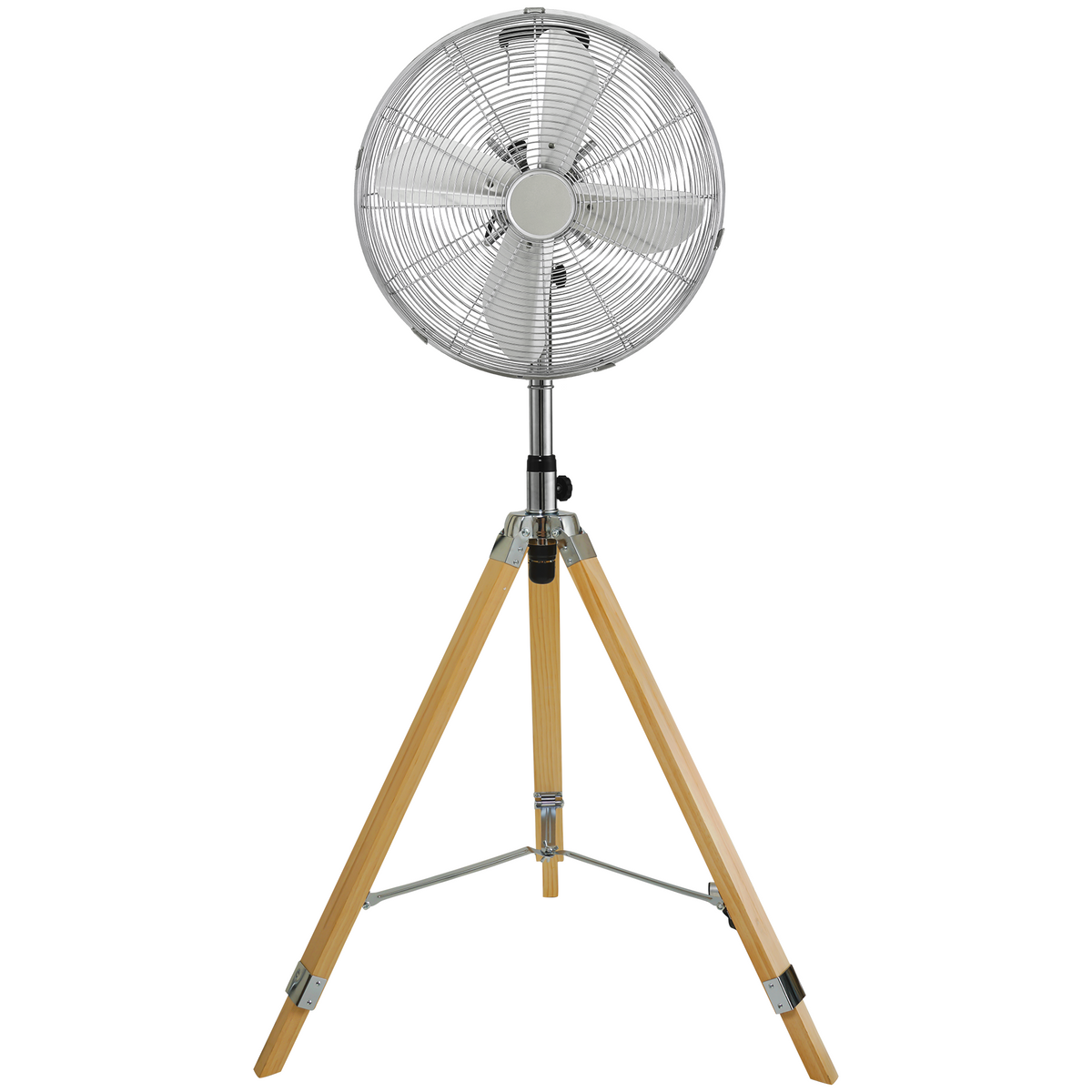 16 " Retro Tripod Fan 3 Speeds Adjustable Height