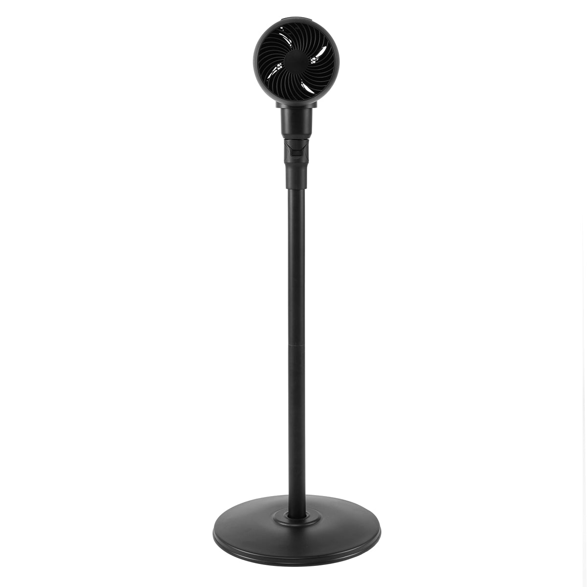 Industrial Retro Metal Drum Jet Oscillating Standing Floor Fan Remote Control Timer 3 Speeds Setting