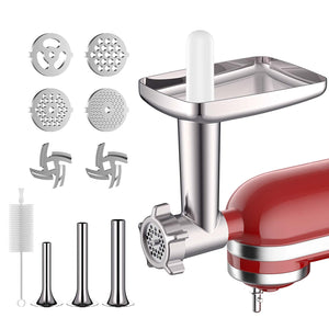 Metal Meat Grinder Attachment for Kitchen Aid Stand Mixers