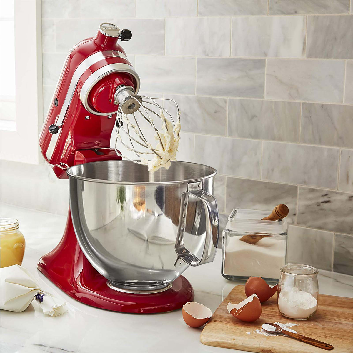 Kitchen Electric Stand Food Mixer Blender Attachment Stainless Steel Bowl For KitchenAid