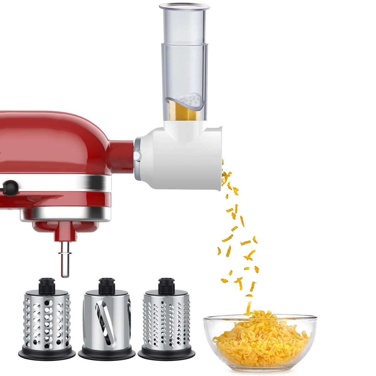 Slicer Shredder Attachment for KitchenAid Stand Mixers, Vegetable Kitchenaid, Cheese Grater